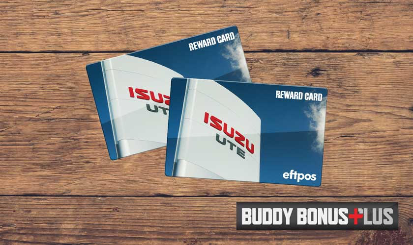 Isuzu Ute reward cards